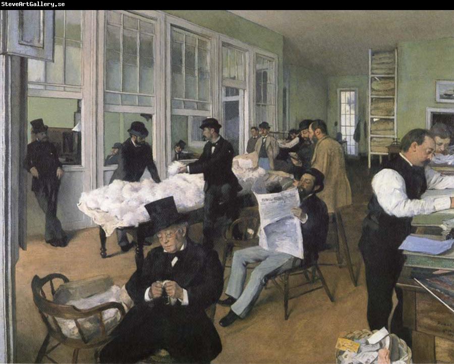 Edgar Degas Portrait of an office
